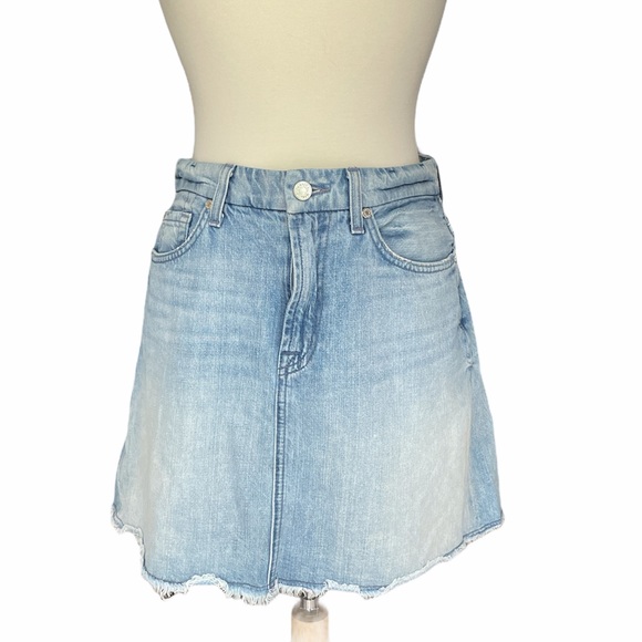 7 For All Mankind Denim Skirt size 27 - Picture 2 of 9